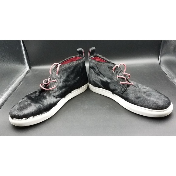 Harris Andrews Pony Chukka‎ Boot Black Lorain Calf Hair Sneakers Sole Size 13M main image 6